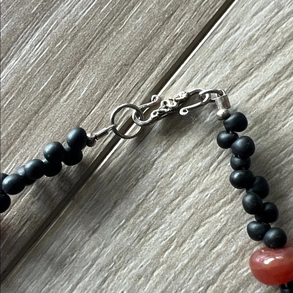 Carnelian Beaded Necklace